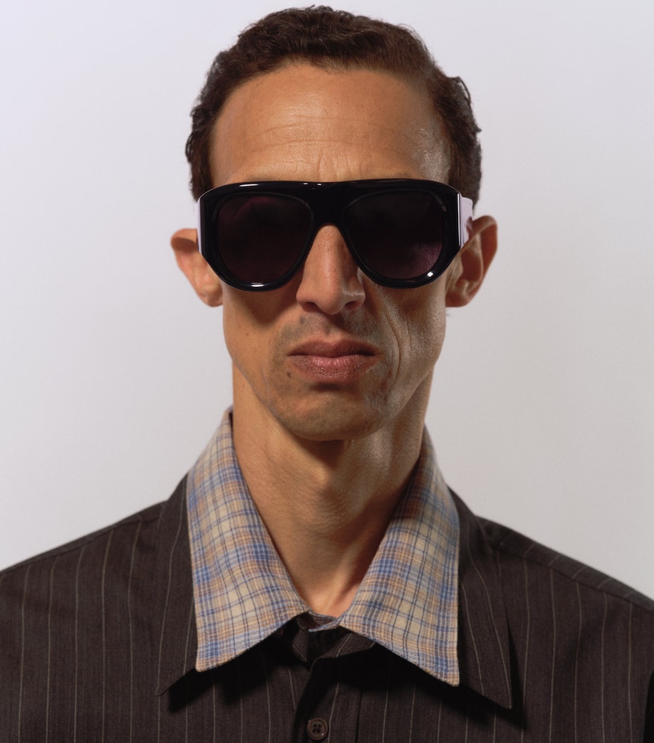 Jacques Marie Mage Acetate Bel-Air Sunglasses Jet Gradient Image 4