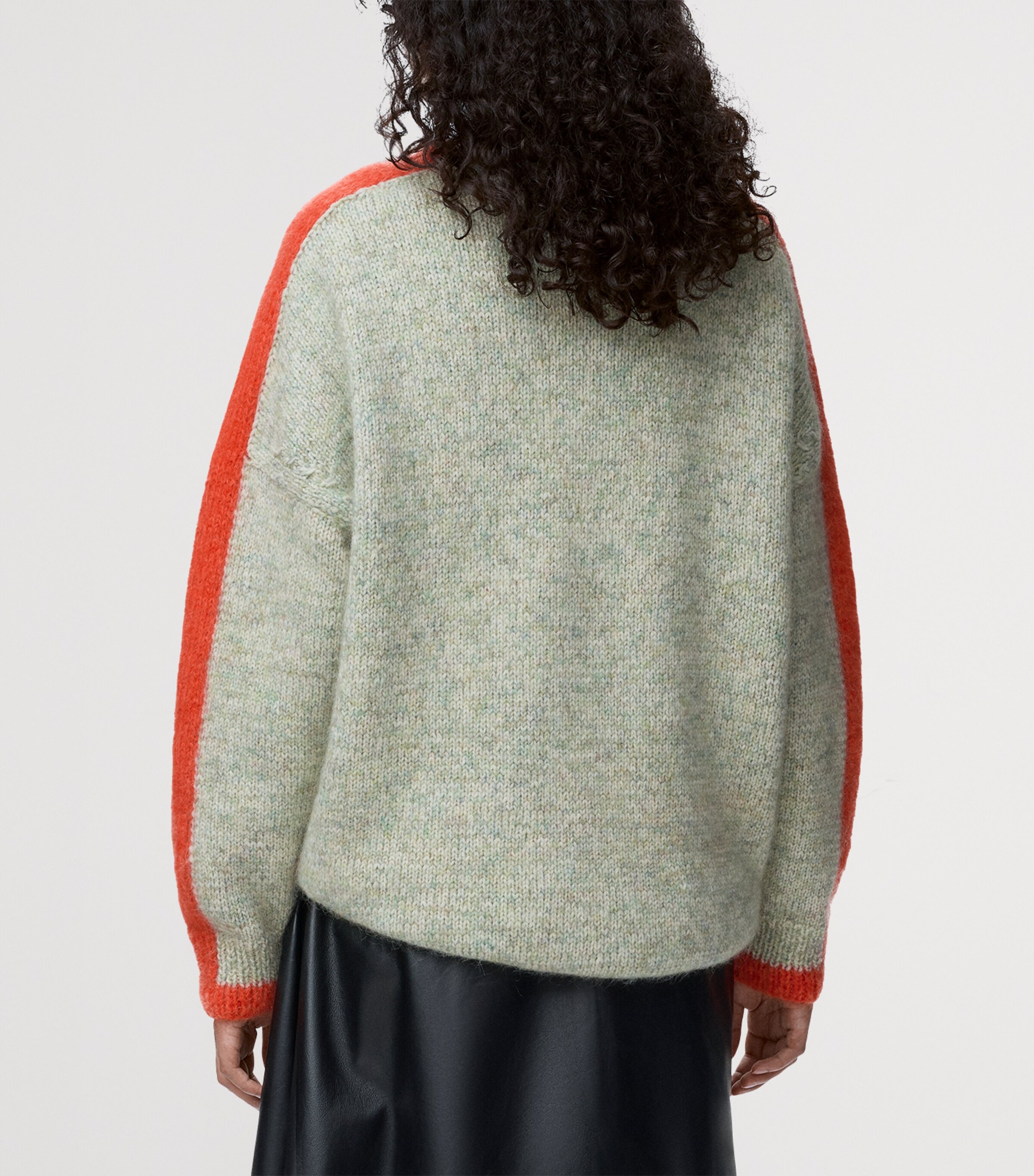 x Louis Wain Futurist Cat Sweater WHITE/ORANGE/BLUE Image 7