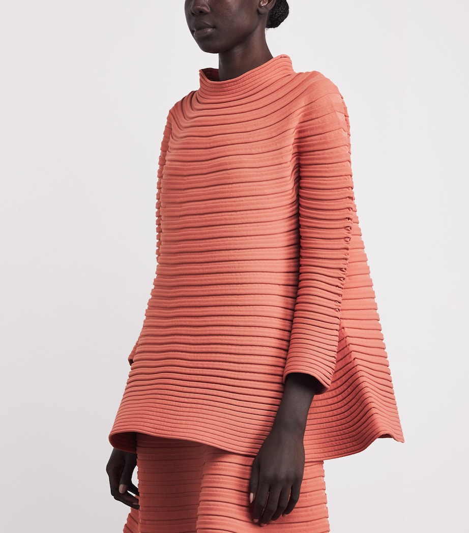 Bounce Knit Top CORAL PINK Image 3