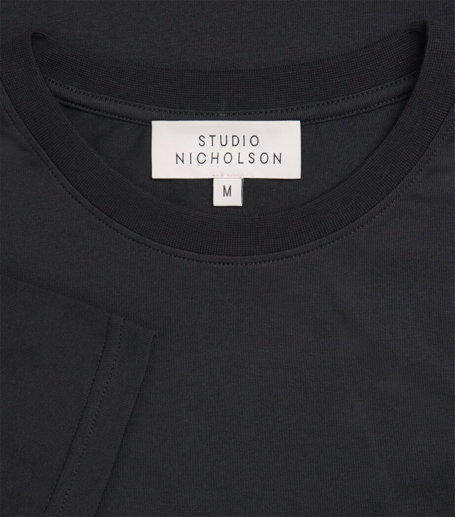 Cotton Bric T-Shirt BLACK Image 5