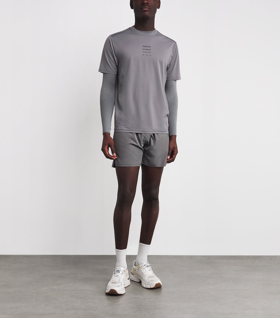 Mesh Trail Running T-Shirt STEEL Image 2