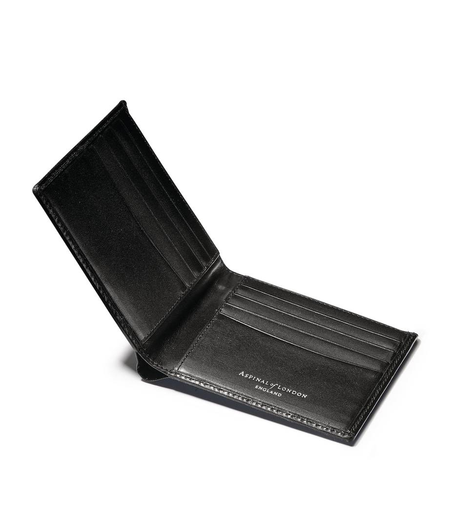 Leather Bifold Wallet BLACK Image 2