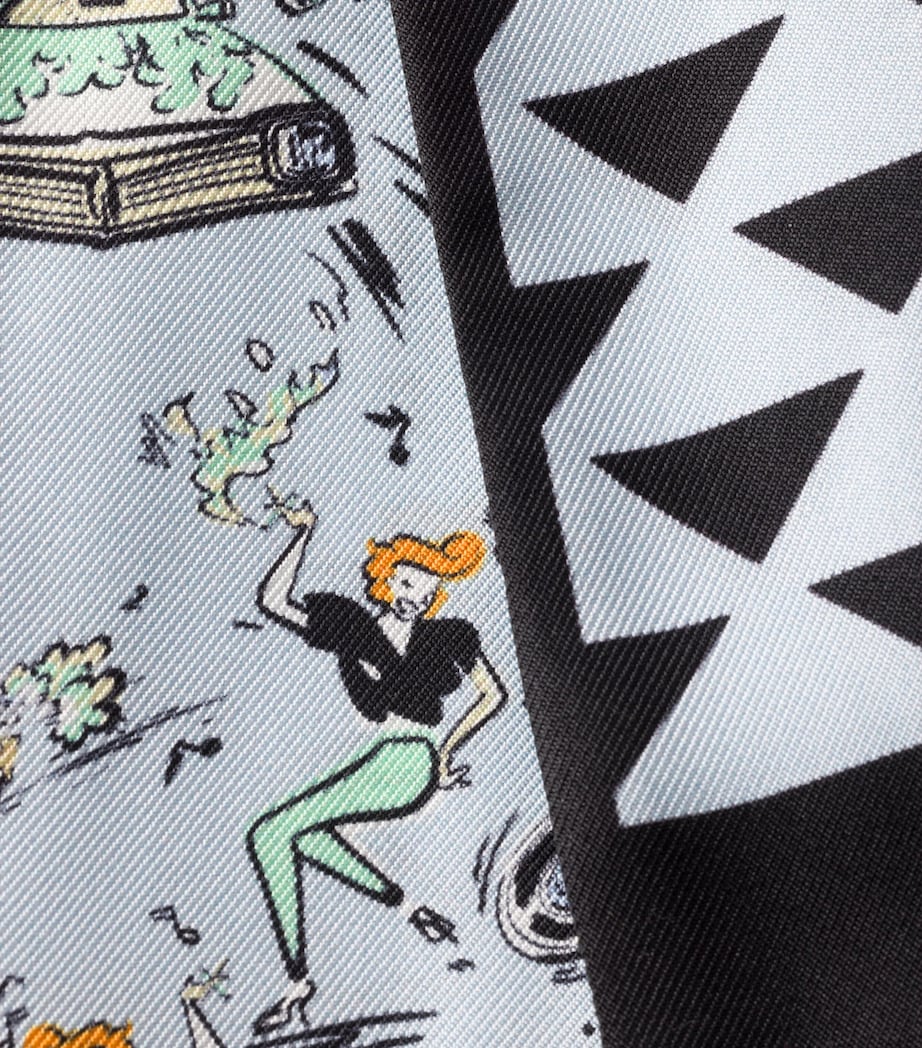 Silk Printed Twilly F0H5U Image 2