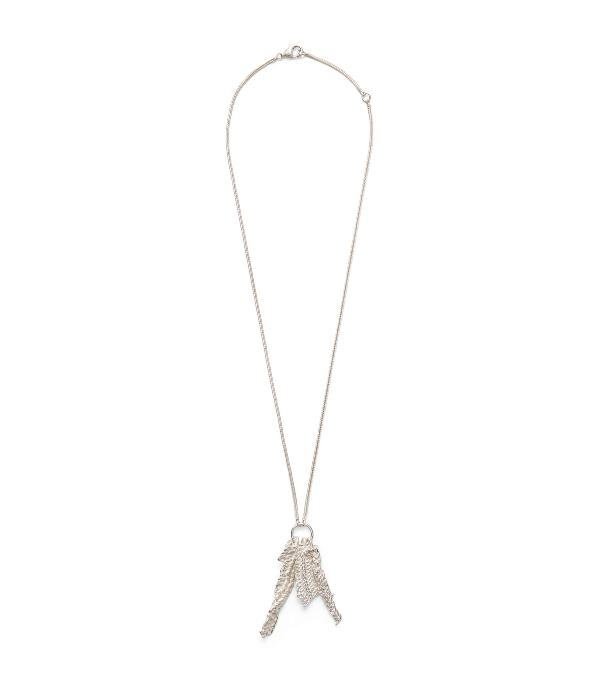 Our Legacy Sterling Silver Knit Necklace In Neutral