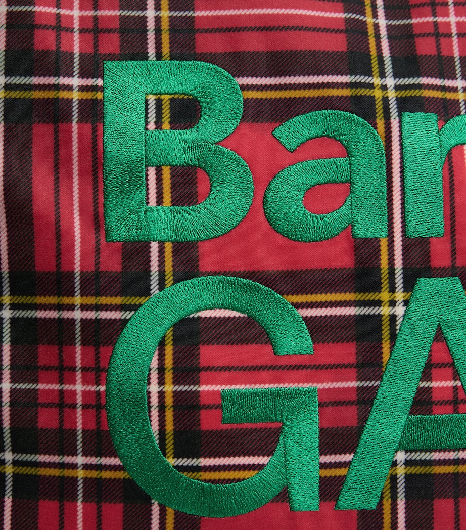 x GANNI Waxed Tartan Tote Bag CLSSC/RYL STWRT TRTN Image 4