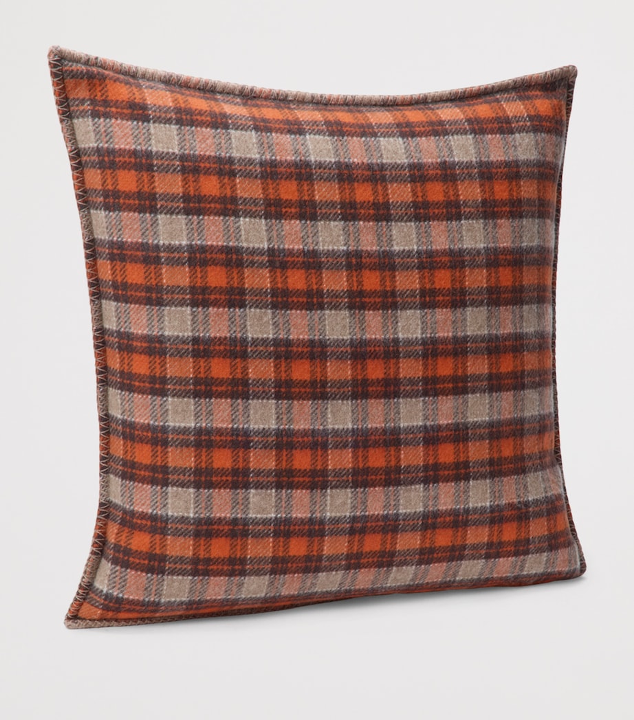 Anagram Cushion (51cm x 51cm) BEIGE ORANGE Image 2