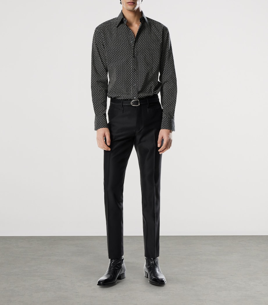 Cotton Voile Micro Pois Shirt ZBLEC Image 2