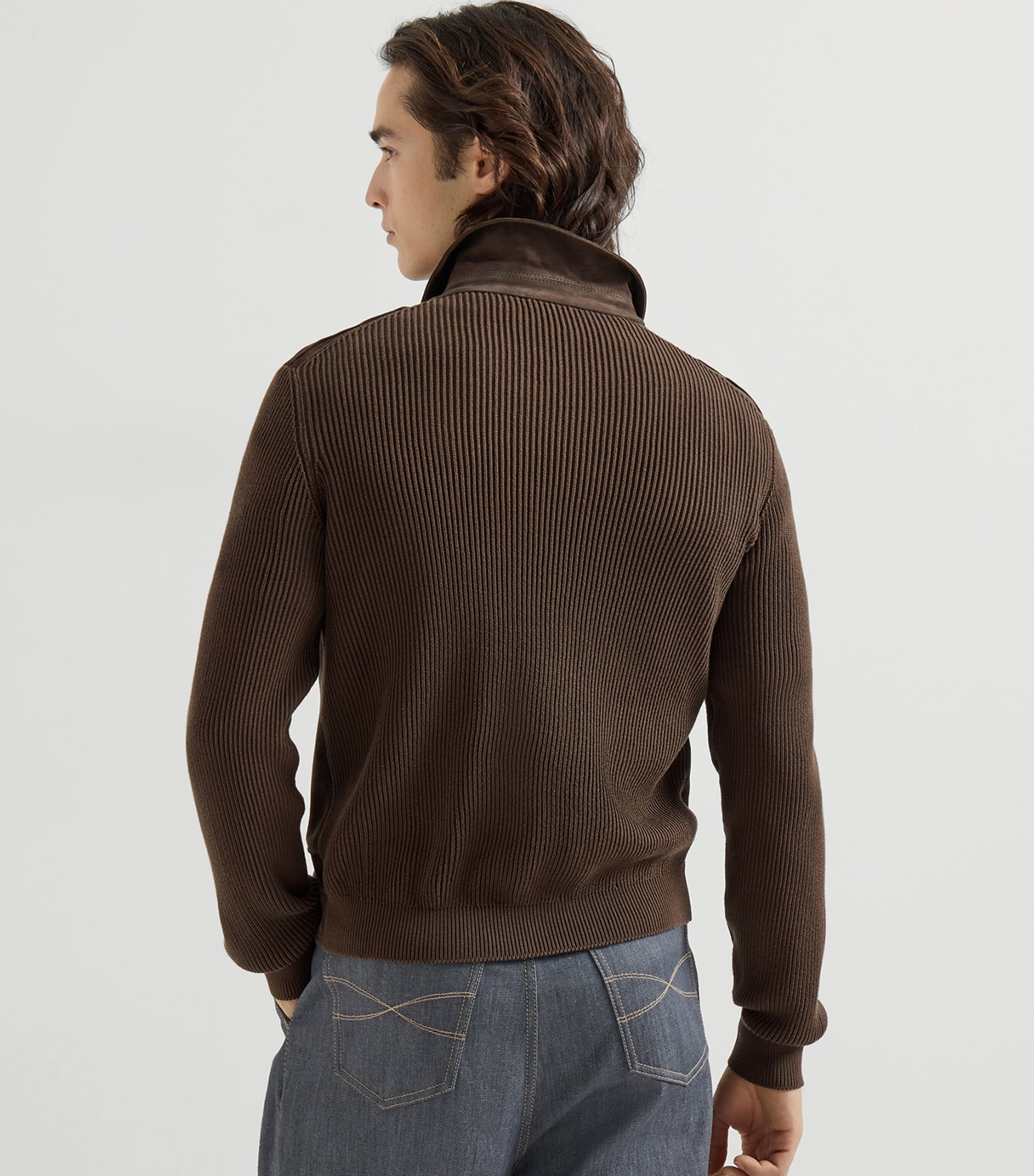 Suede Jacket CYY55 Image 4