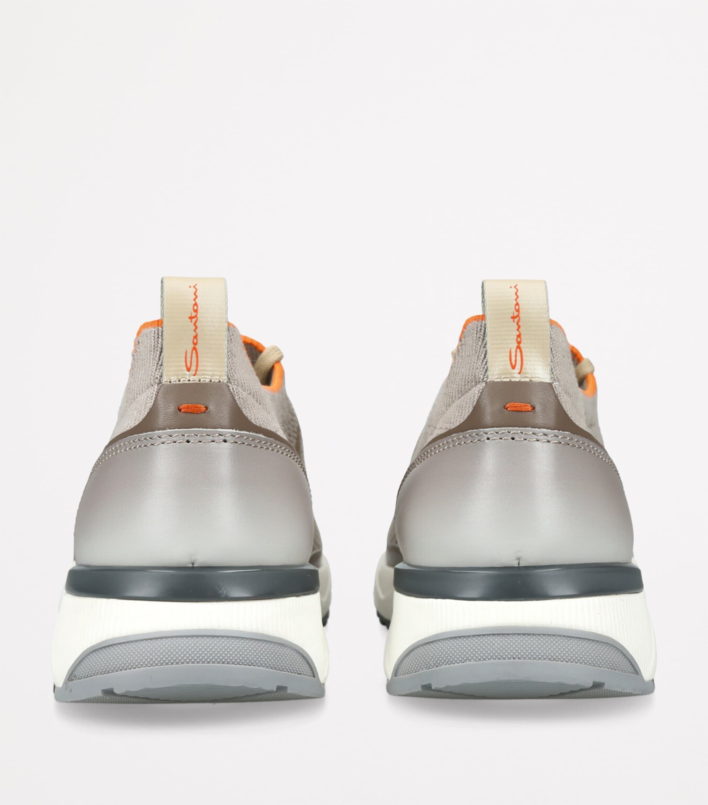 Santoni Tech-Knit Innova Sneakers Beige Image 2