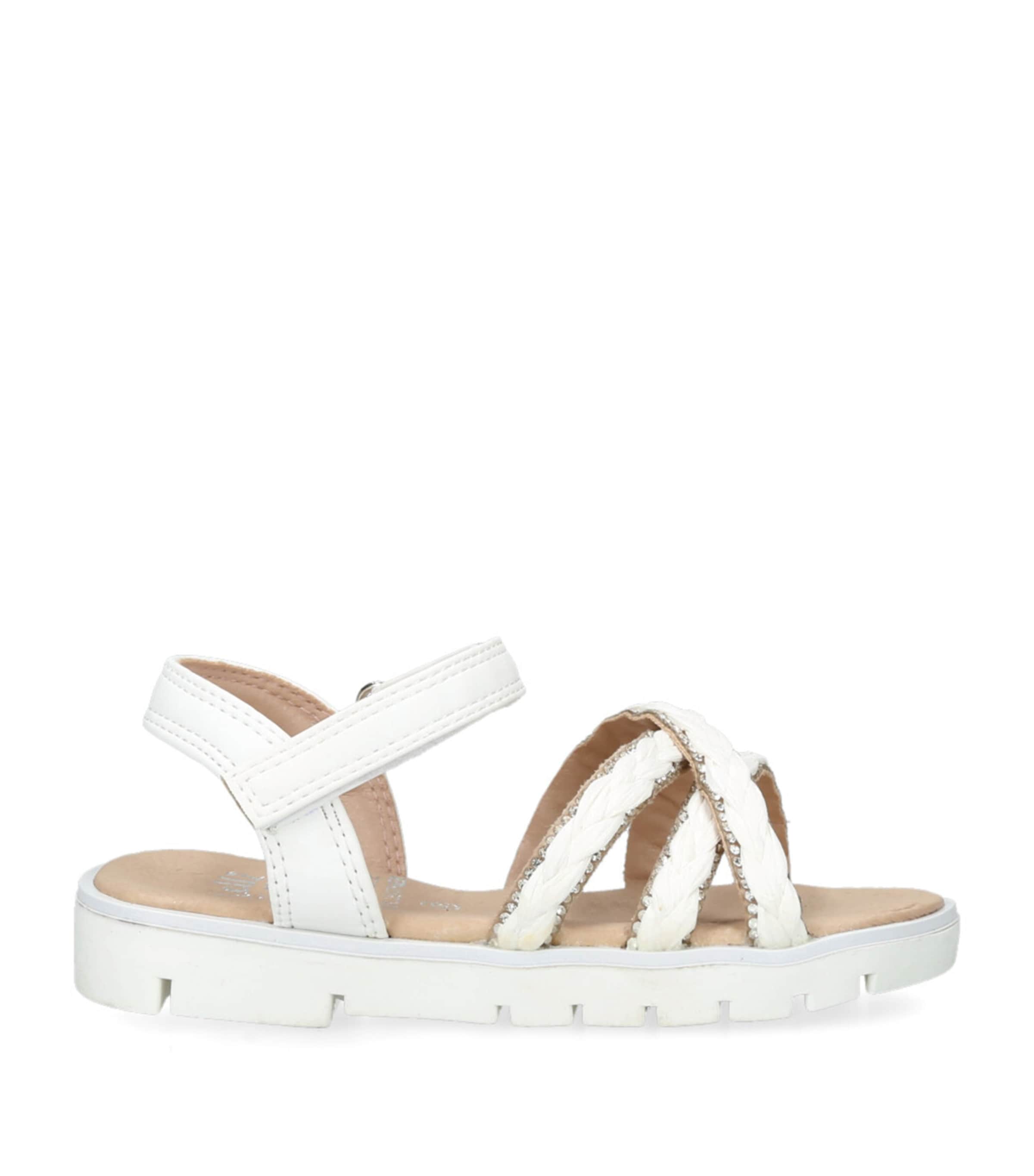 LELLI KELLY RHINESTONE-DETAIL GUILIA SANDALS
