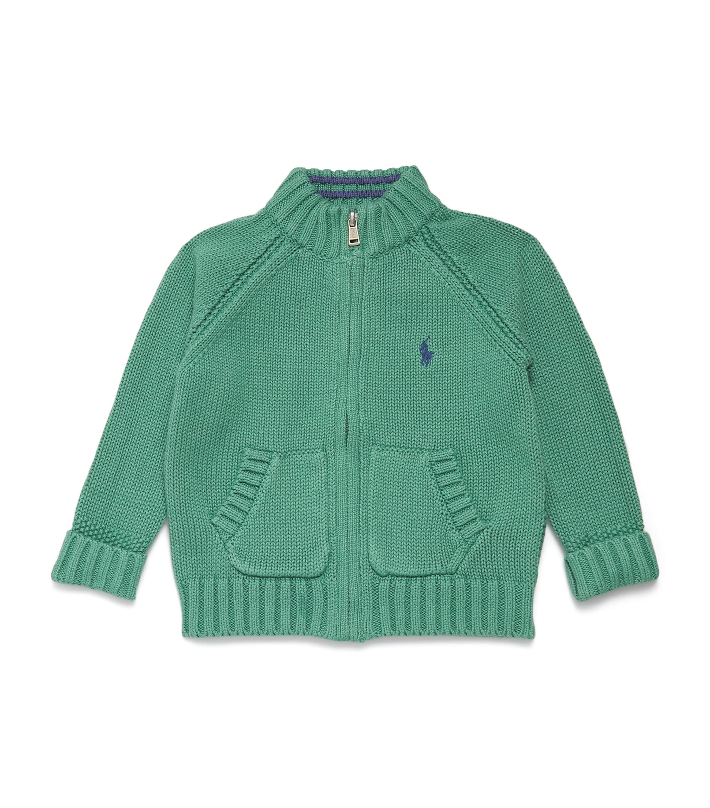 Ralph Lauren Cotton Zip-up Sweater