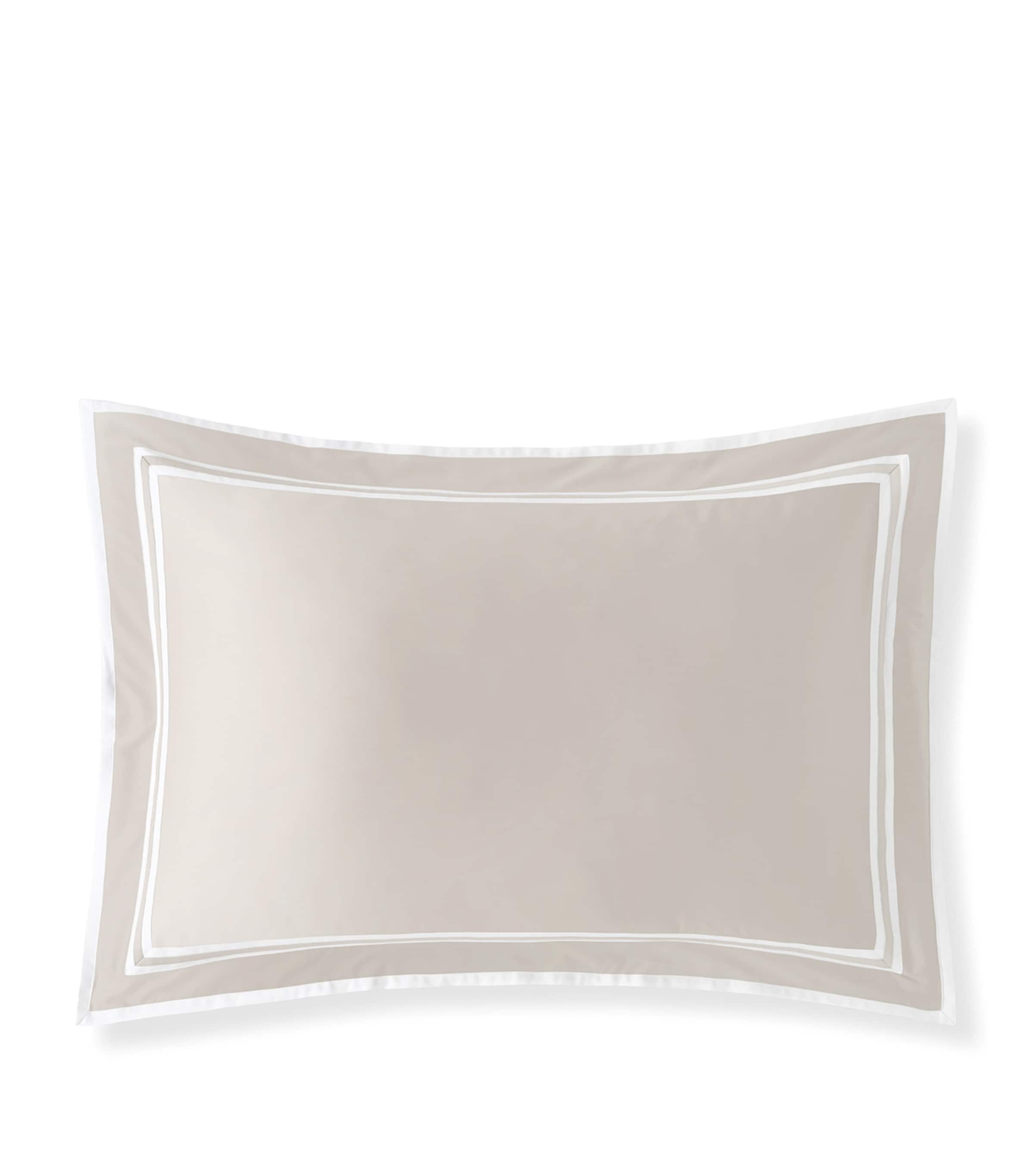 Amalia Sonata Oxford Pillowcase Pair In Neutral