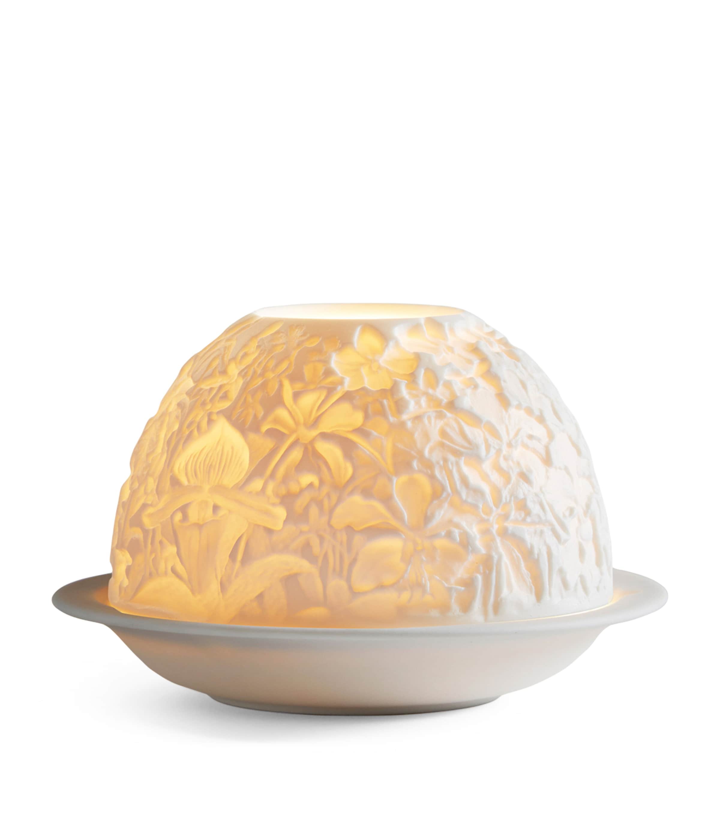 Bernardaud Orchids LED Votivelight Lithophane | Gifts | Gifts for Interior Lovers | Home Accessories | Ornaments | Lighting | Table Lamps | Designers | Bernardaud