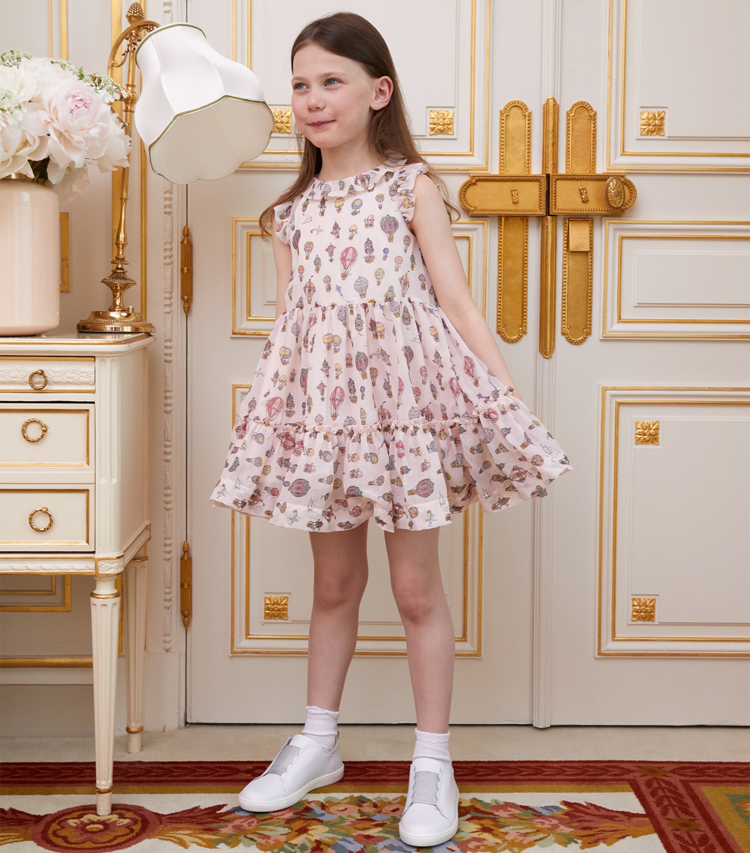 Cotton Adelaide Dress (2-10 Years) HAB PINK Image 6