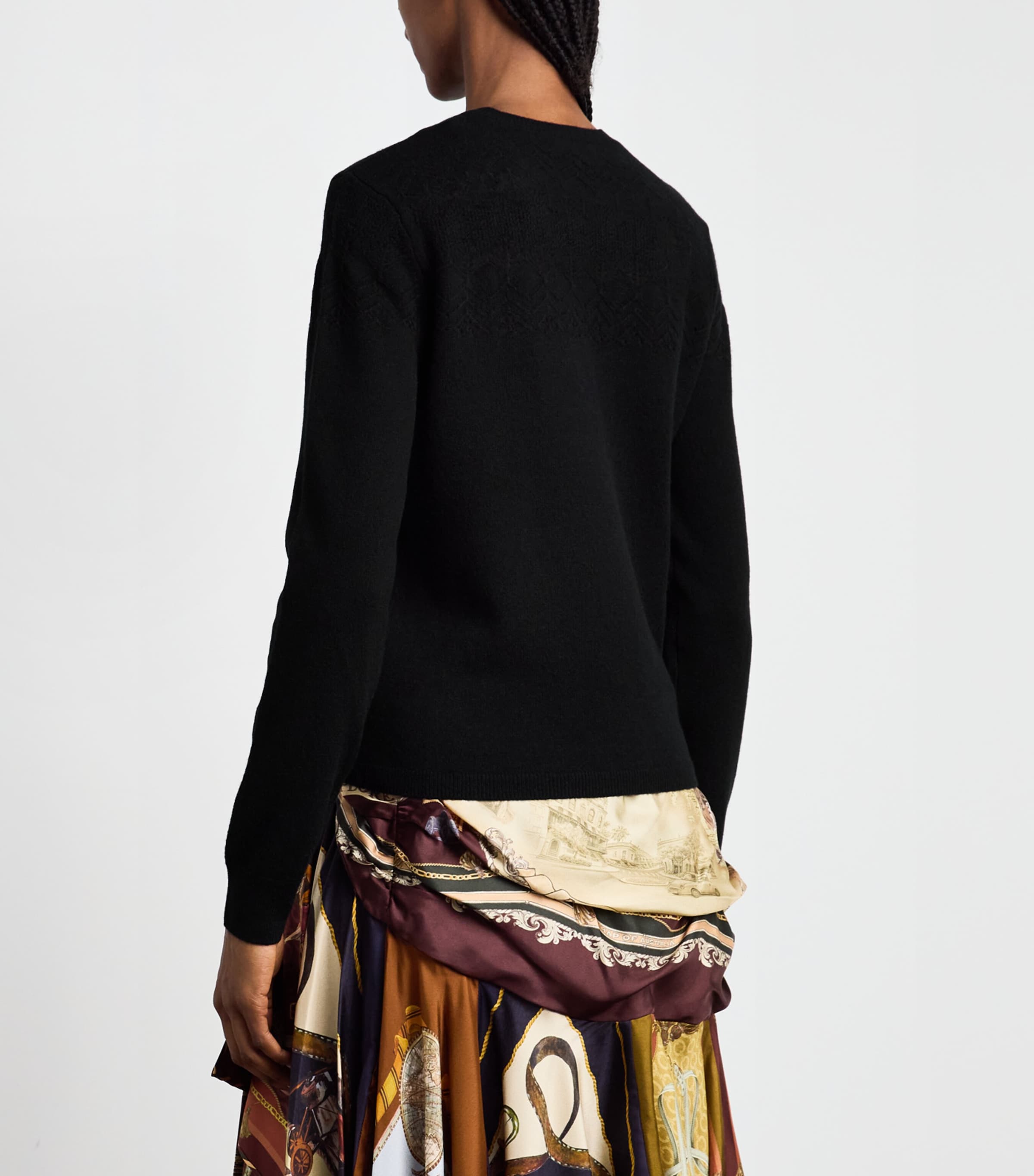 Ulla Johnson Womens Cashmere Emelie Sweater Noir Image 5