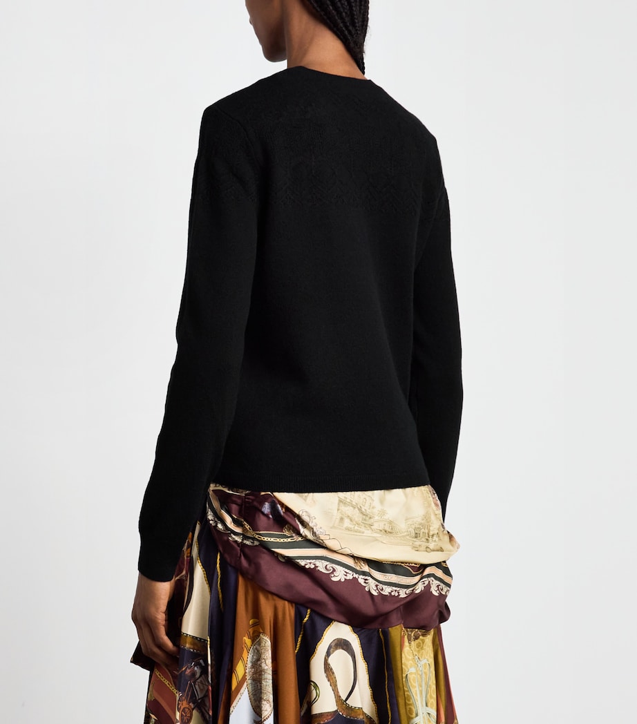 Ulla Johnson Womens Cashmere Emelie Sweater Noir Image 5