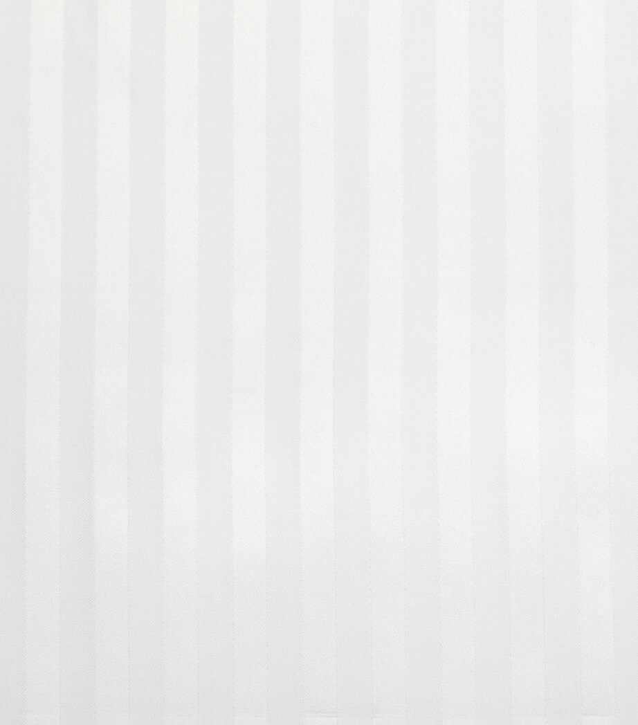 Raso Rigato Boudoir Pillowcase (30cm x 40cm) WHITE Image 4