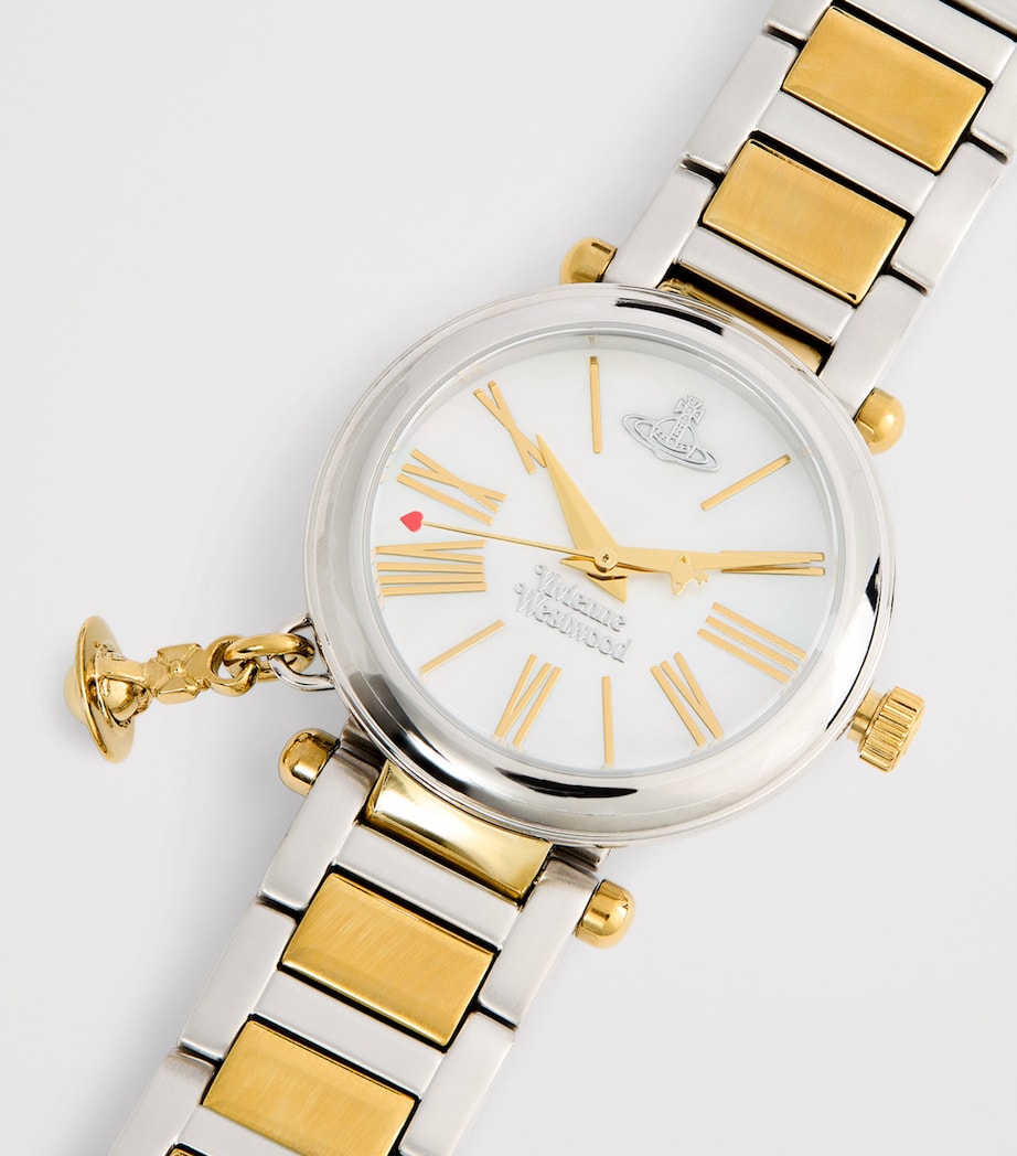 Vivienne Westwood Stainless Steel Mother Orb Watch 32mm Silver/gold Silver Image 5