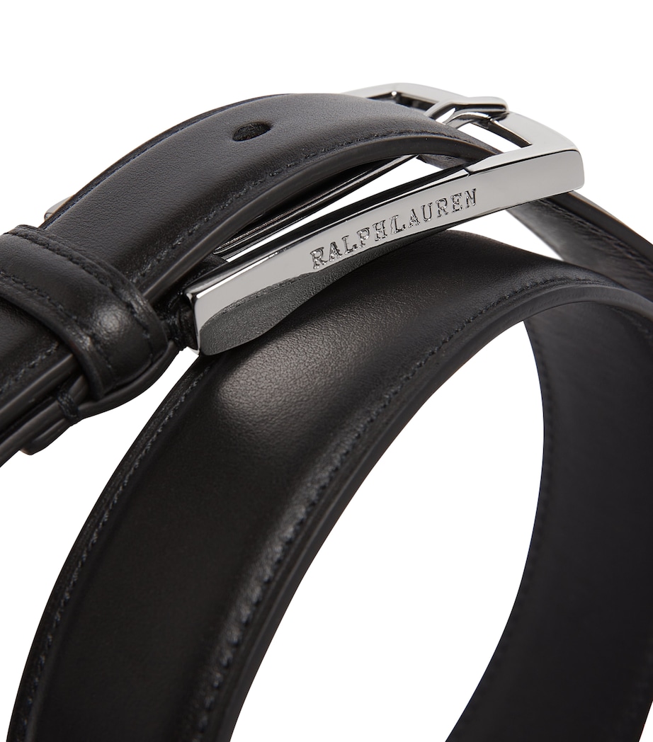 Leather Belt BLACK Image 6