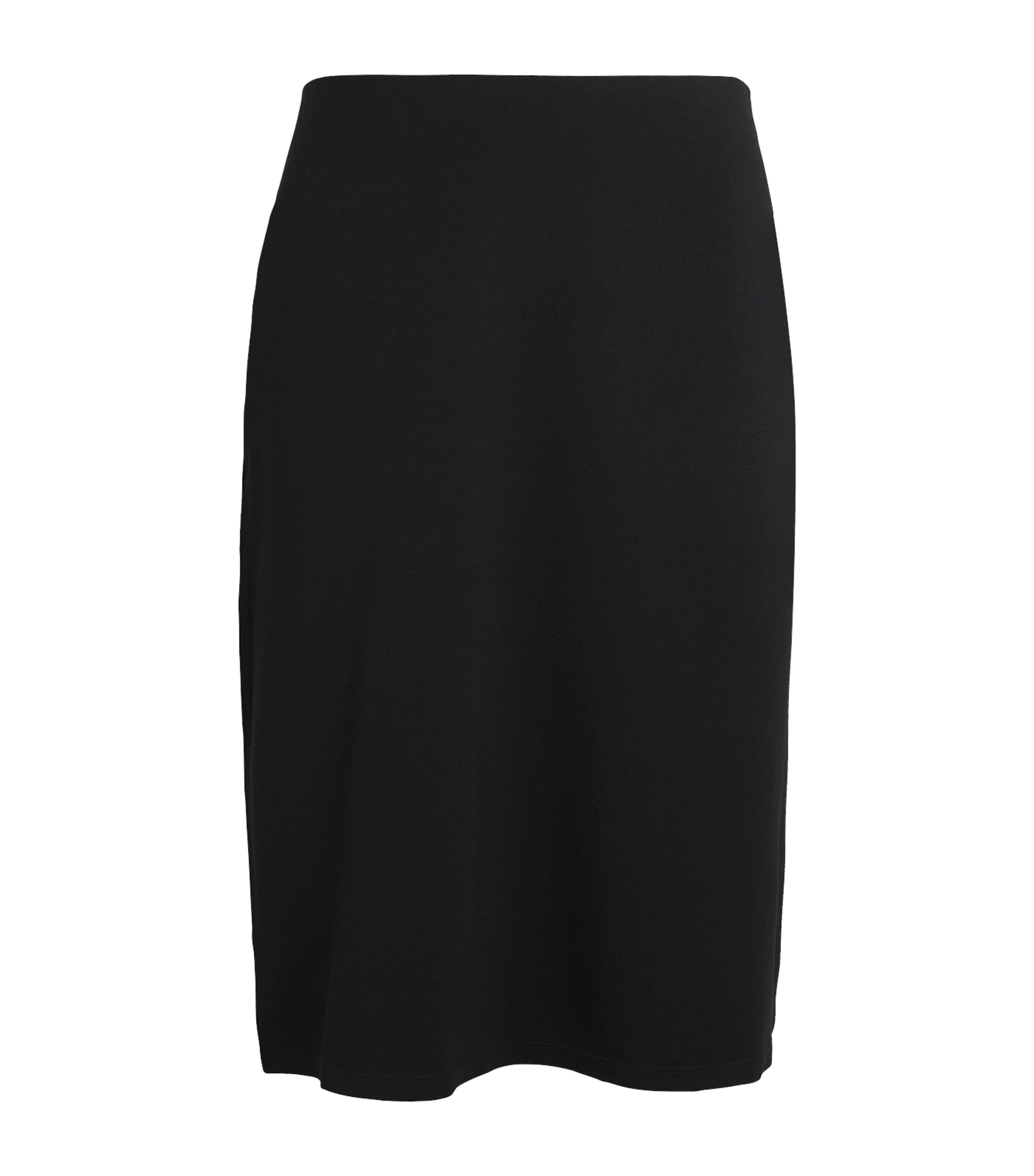 Skims Smooth Layers Midi Skirt In Black