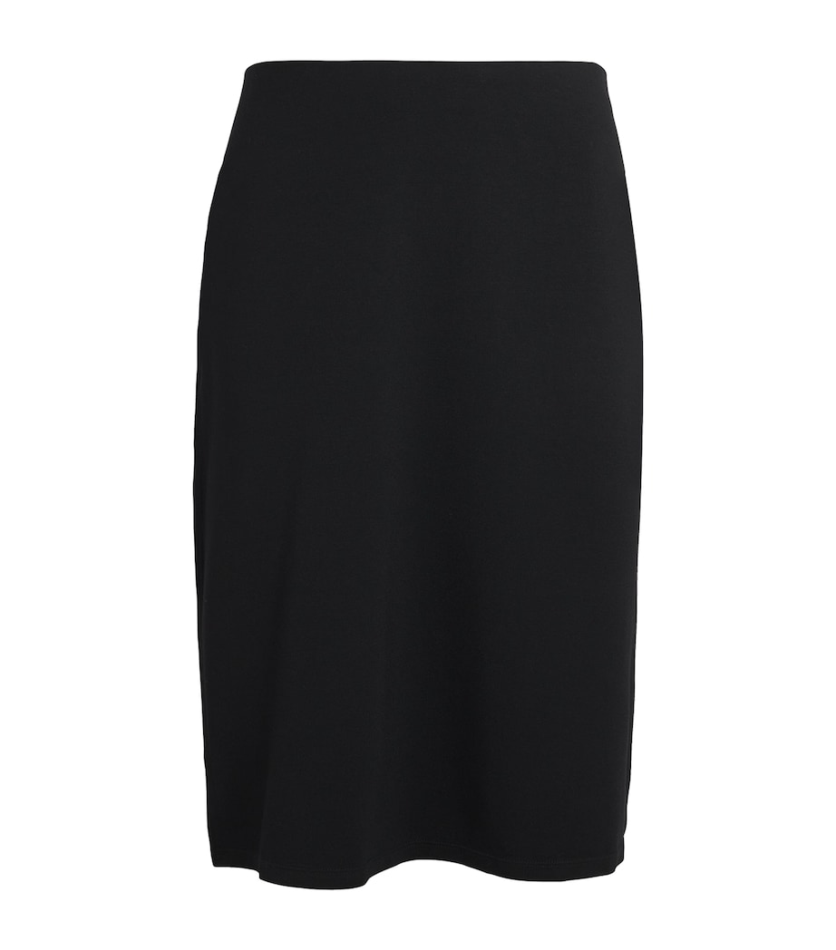 Smooth Layers Midi Skirt OBSIDIAN Image 1