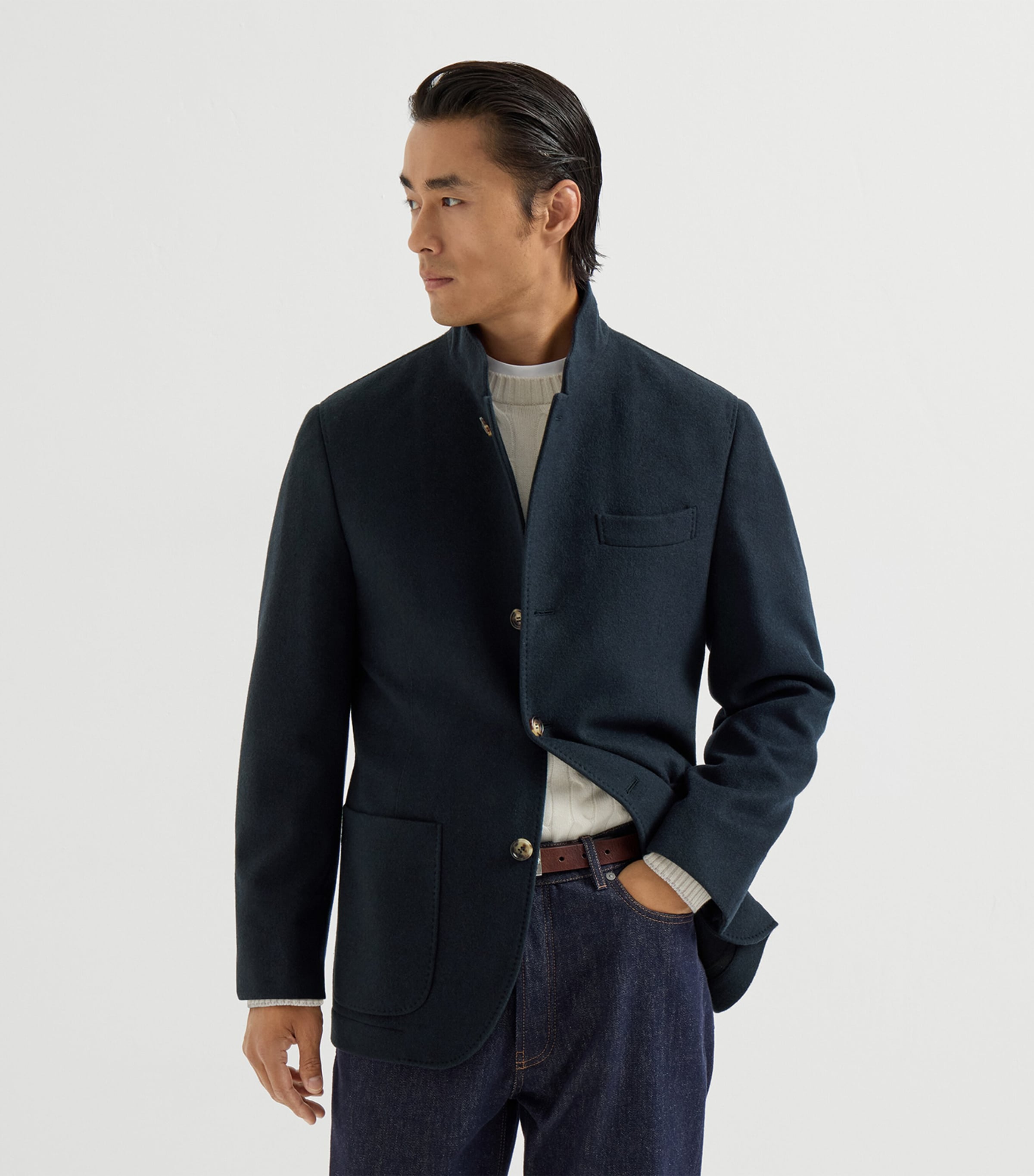 Brunello Cucinelli Mens Cashmere Blazer Image 2