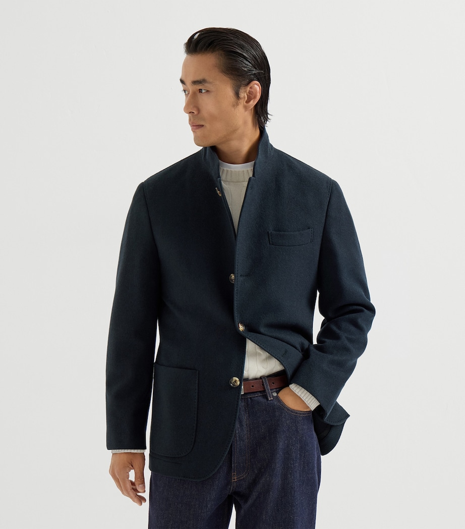 Brunello Cucinelli Mens Cashmere Blazer Image 2