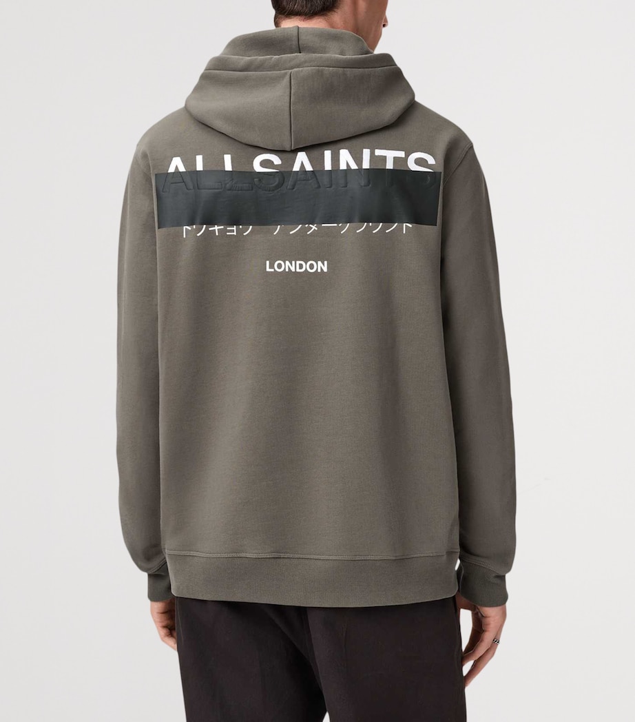 Organic Cotton Redact Hoodie FOREST GREEN Image 7