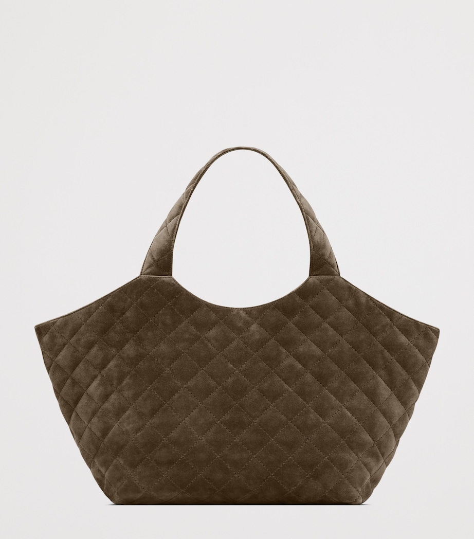 Saint Laurent Medium Suede Icare Tote Bag Image 5