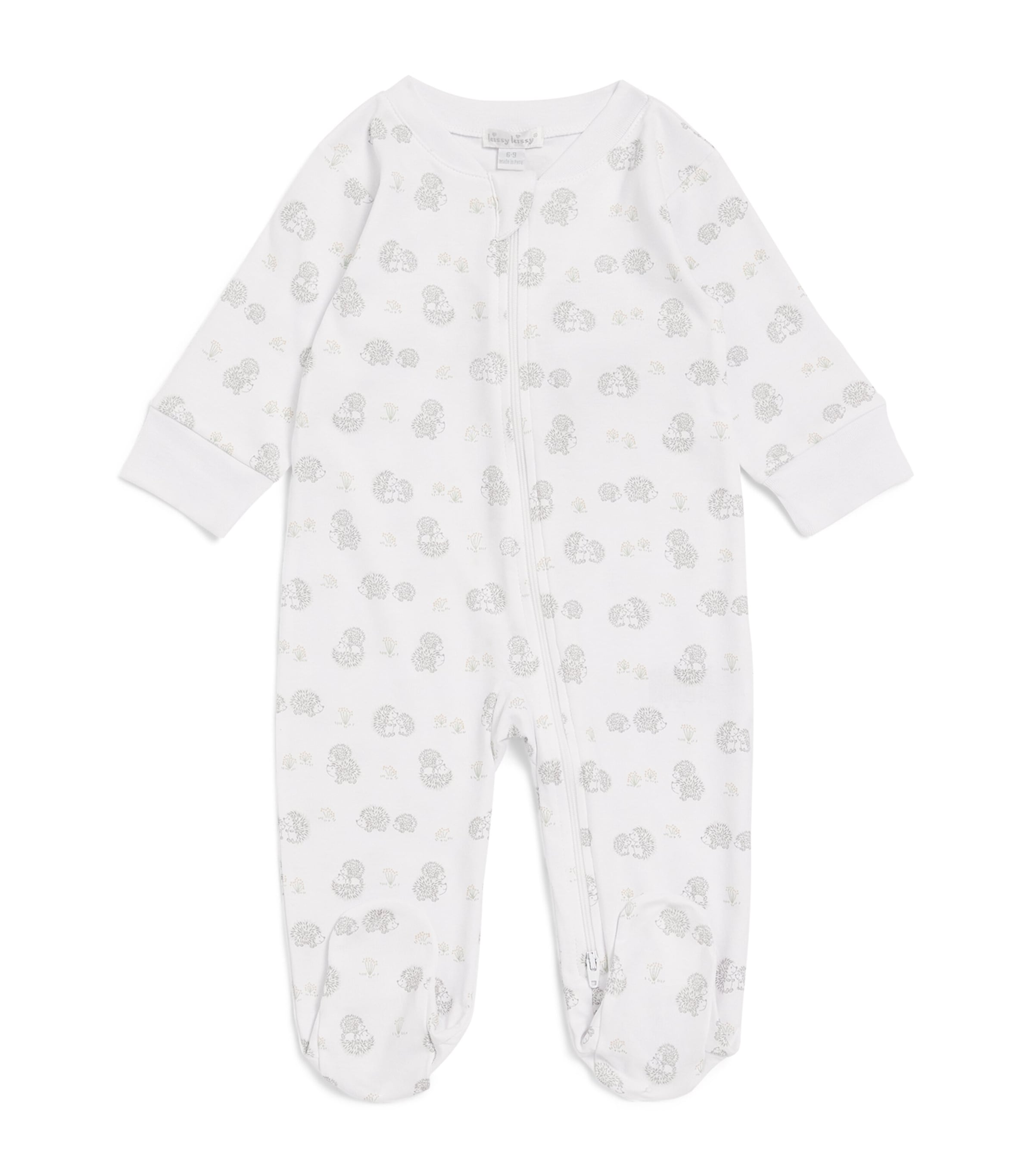 Kissy Kissy Pima Cotton Hedgehog Print All-In-One (0-9 Months) Multi Image 1
