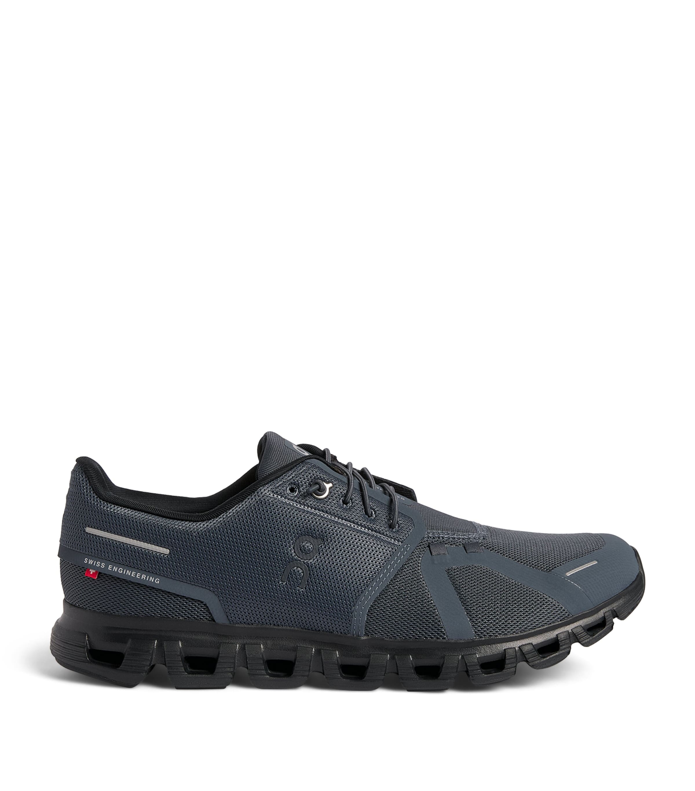 On Mens Cloud 6 Trainers Navy | Black Image 1