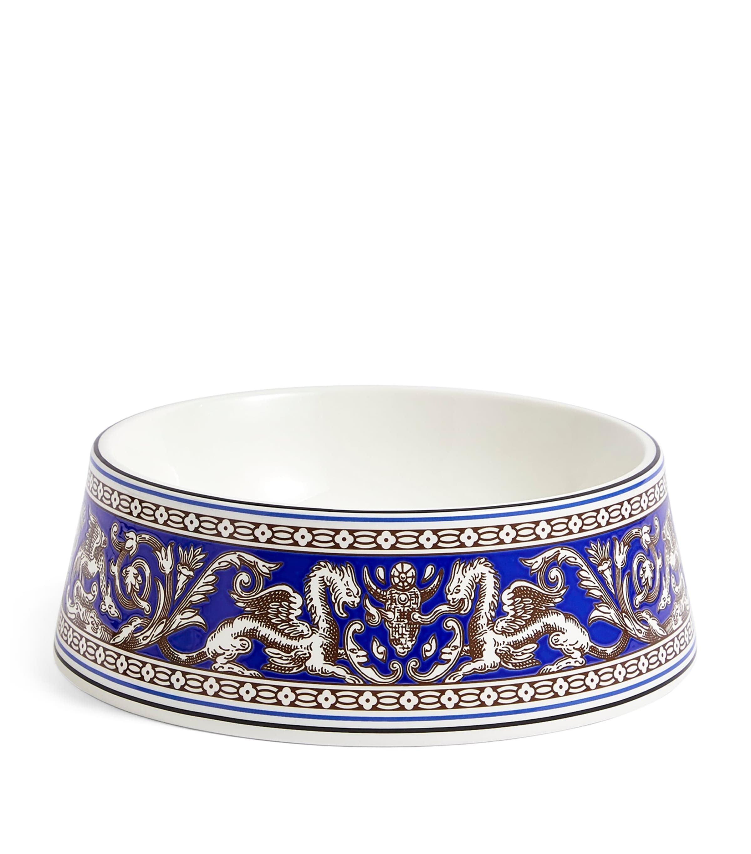 Wedgwood Bone China Florentine Pet Bowl (21cm) Blue