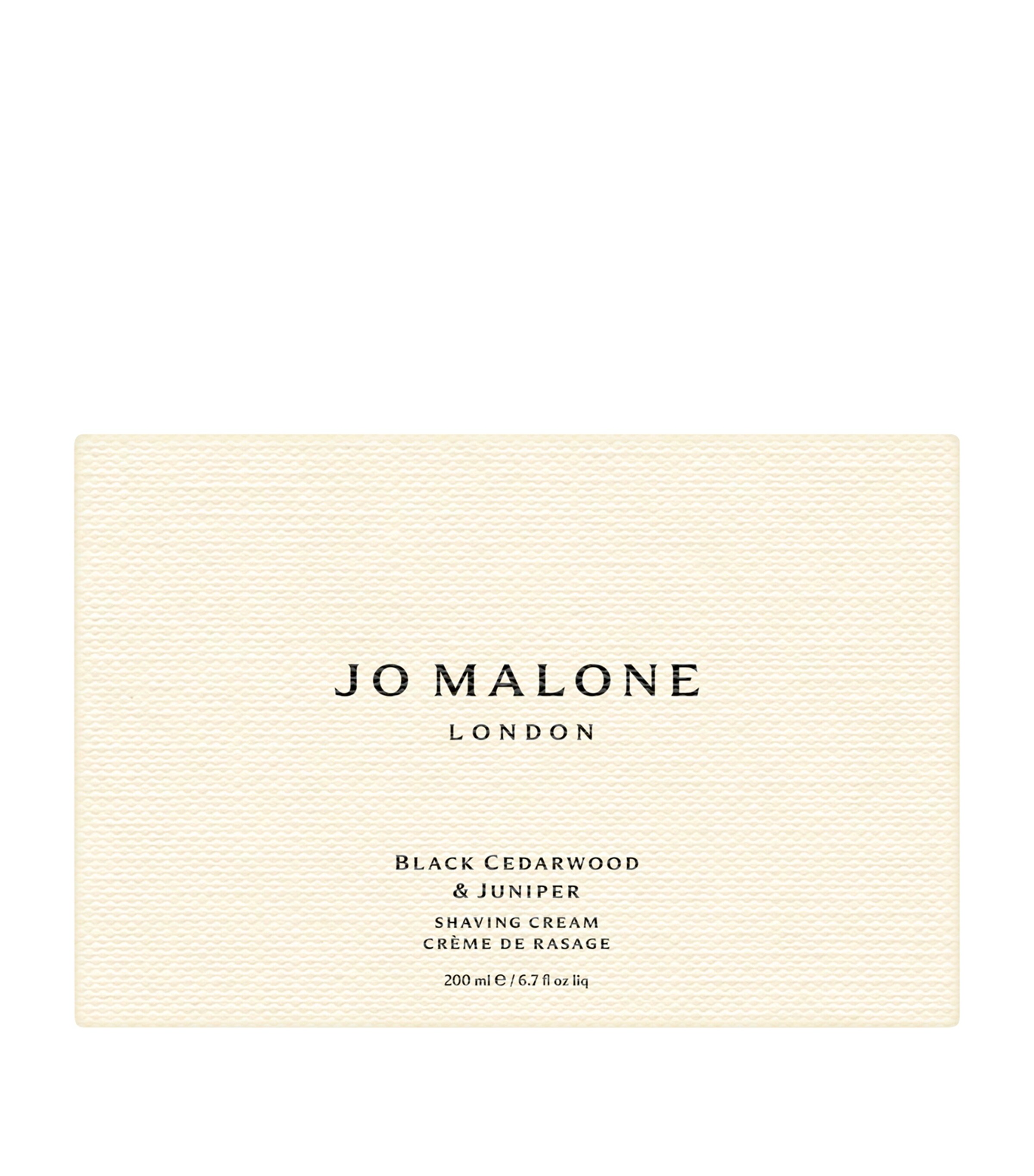 Black Cedarwood & Juniper Shaving Cream (200ml) NO COLOUR Image 5