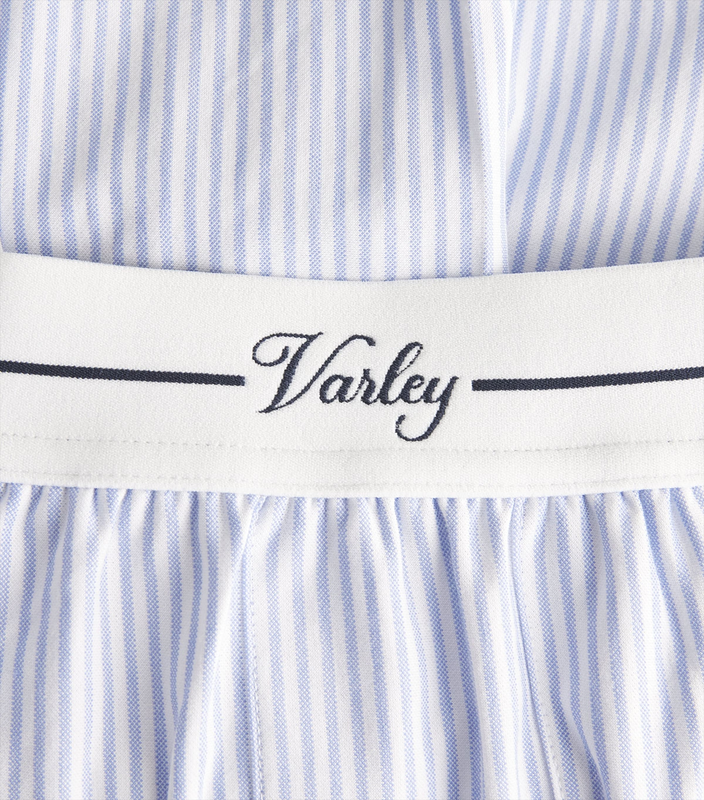 Varley Womens Toyah Skort Xenon Blue Pinstripe Image 6