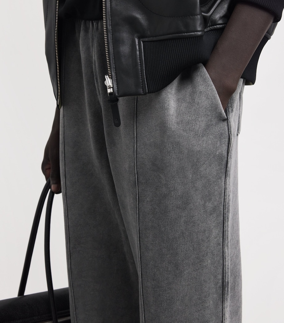 Organic Cotton Initial Sweatpants VINTAGE GREY Image 6