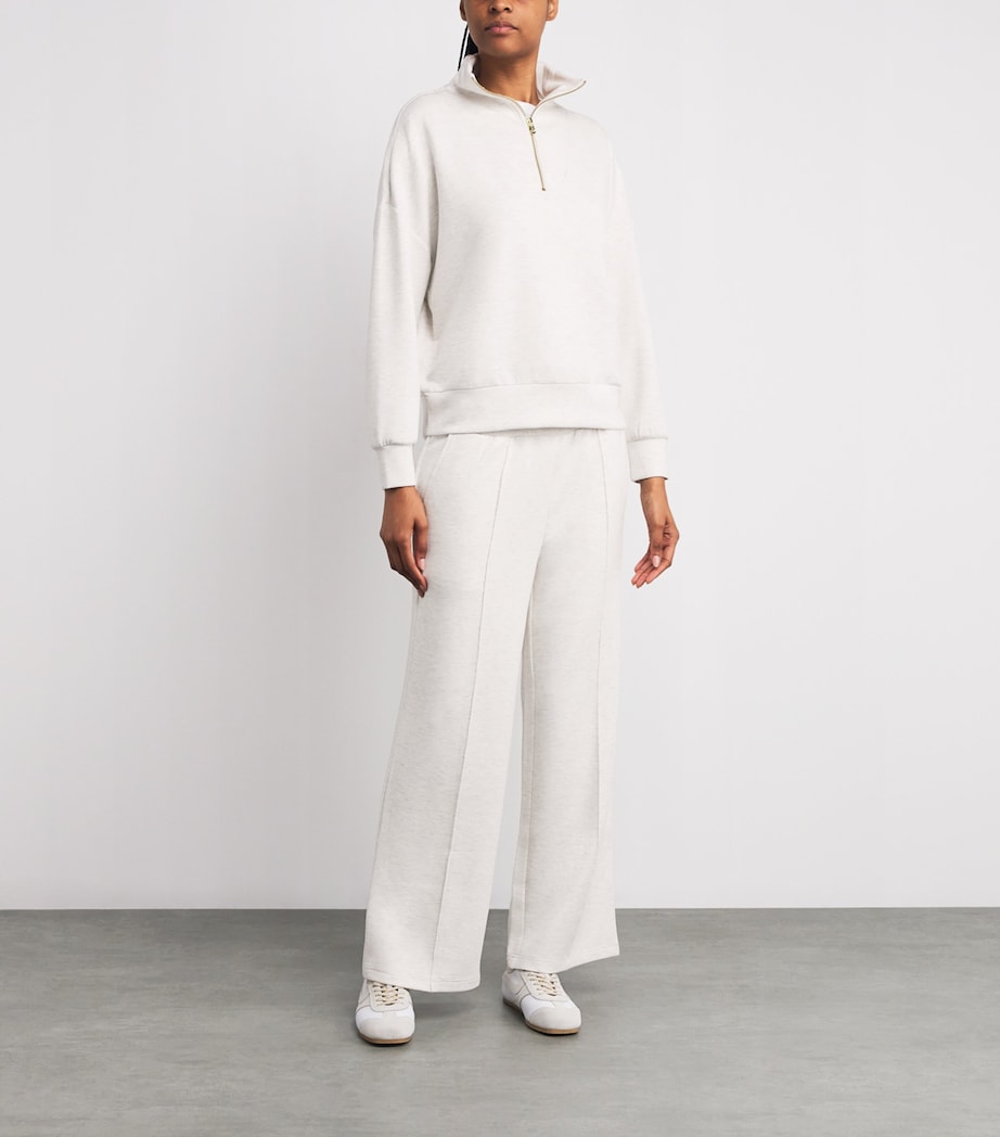 FreeSoft Wide-Leg Sweatpants IVORY Image 2