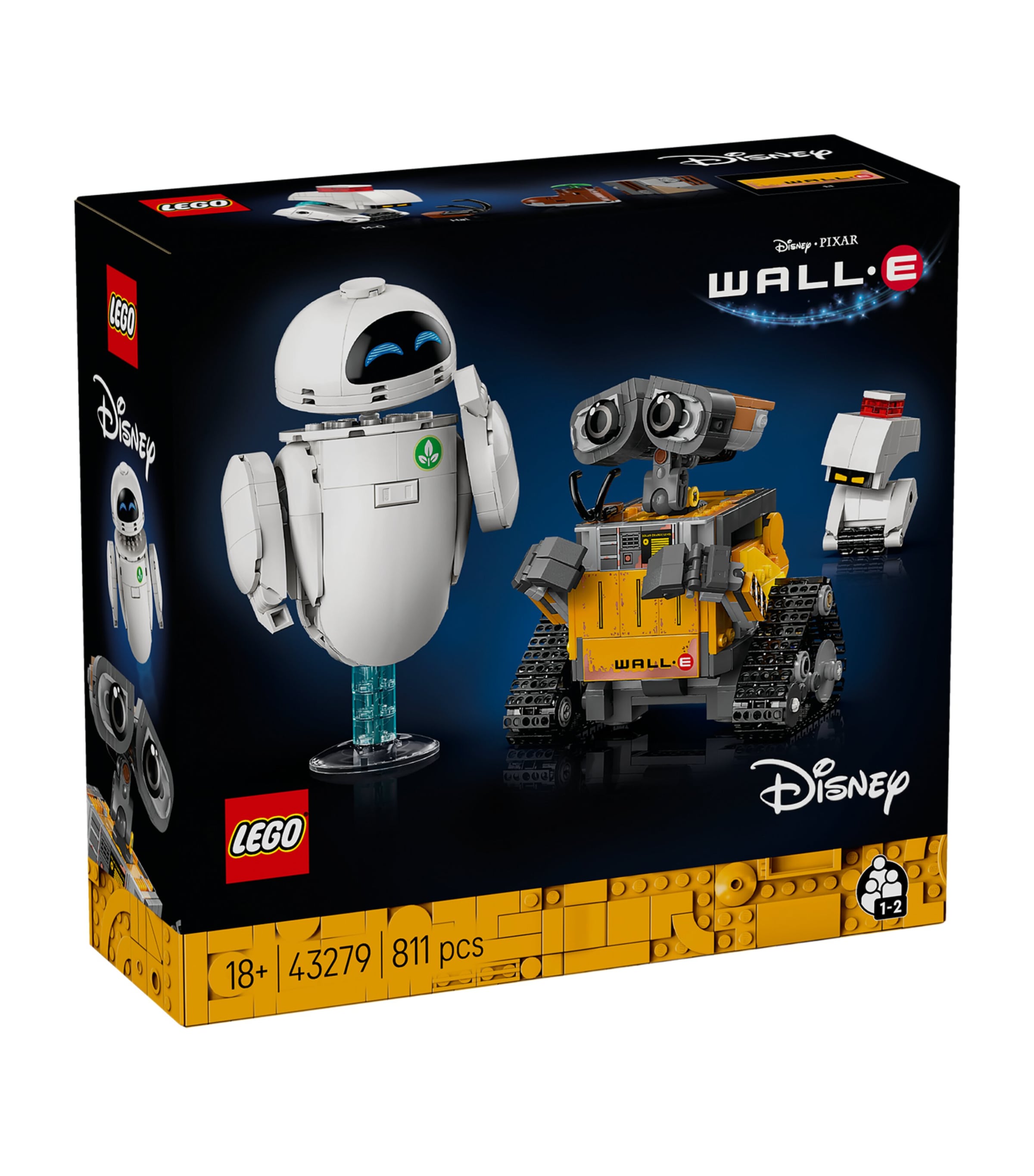 Disney Pixar WALL-E and EVE 43279 MULTI Image 2