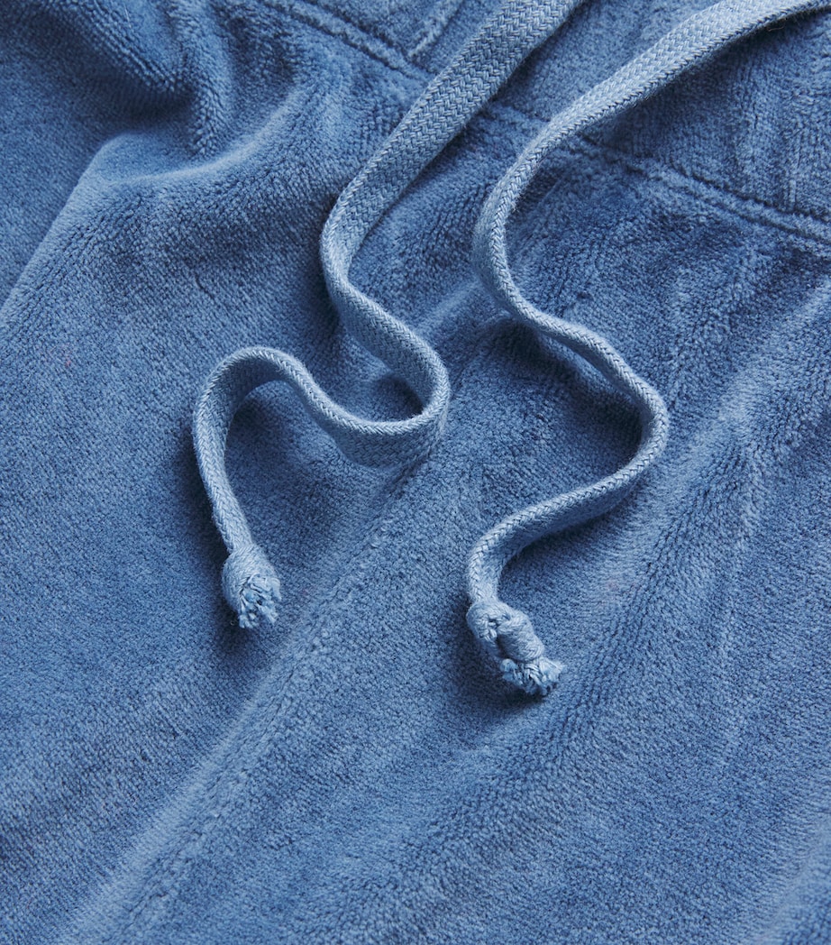 Cotton-Blend Harem Sweatpants PROVENCE BLUE Image 5