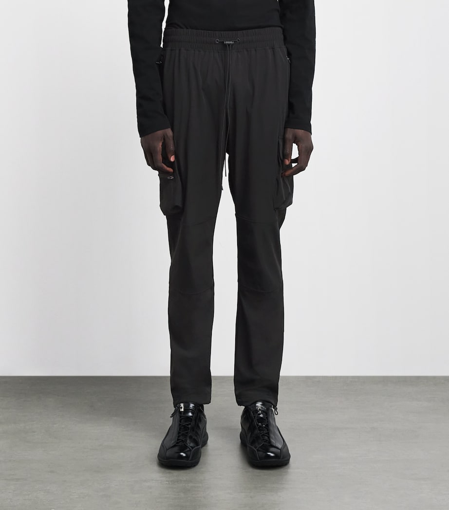 Represent 247 Mens 247 Cargo Trousers Jet Black Image 4