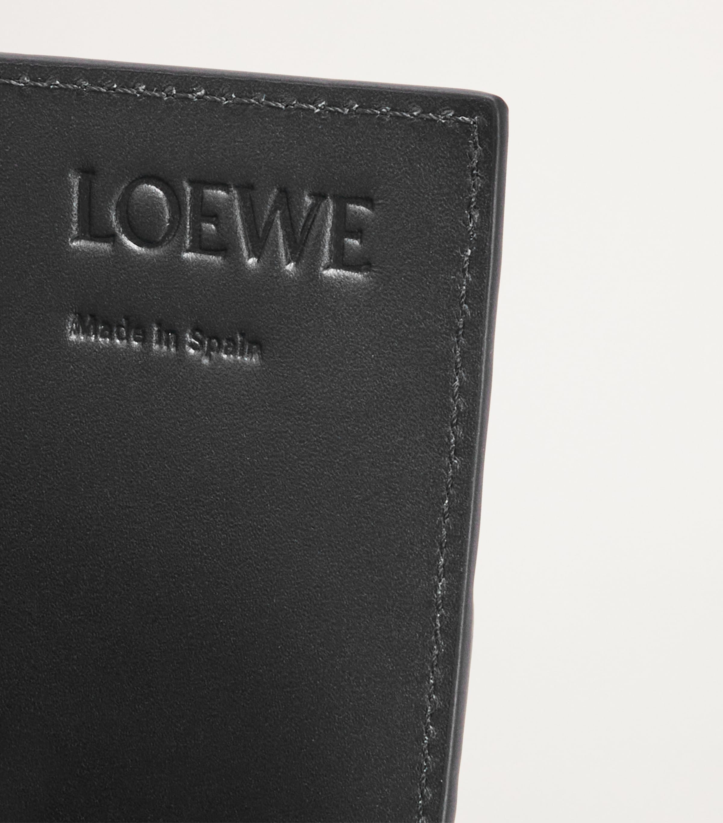 Leather Logo Card Holder BLACK Image 4