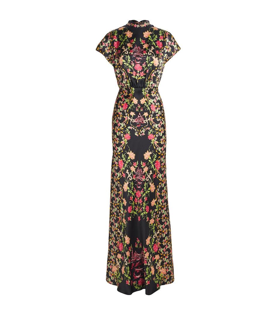 Silk Fabienne Maxi Dress 103 2343-SANDOL NOIR Image 1