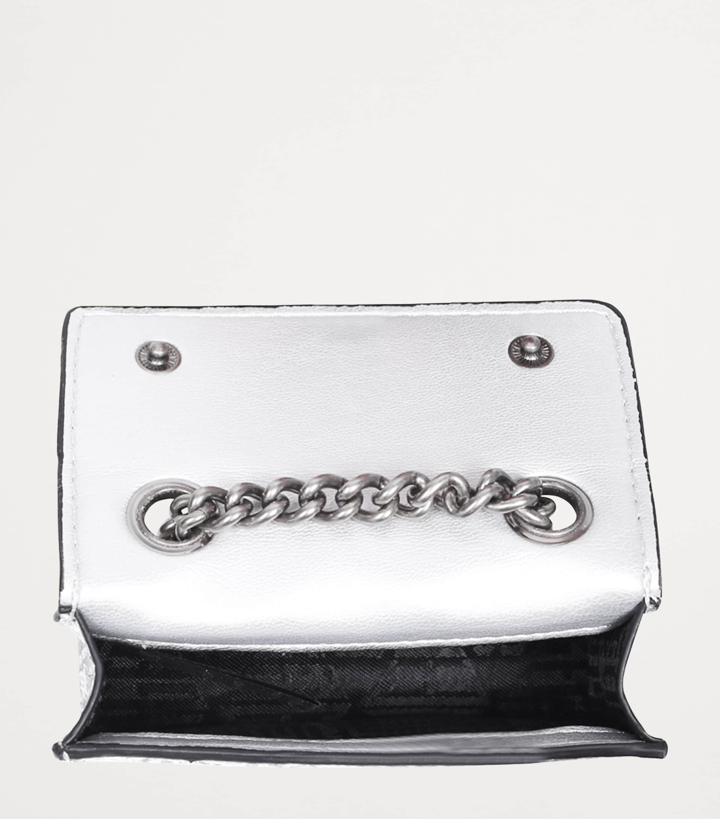 Kurt Geiger London Micro Kensington Cross-Body Bag Silver Image 2
