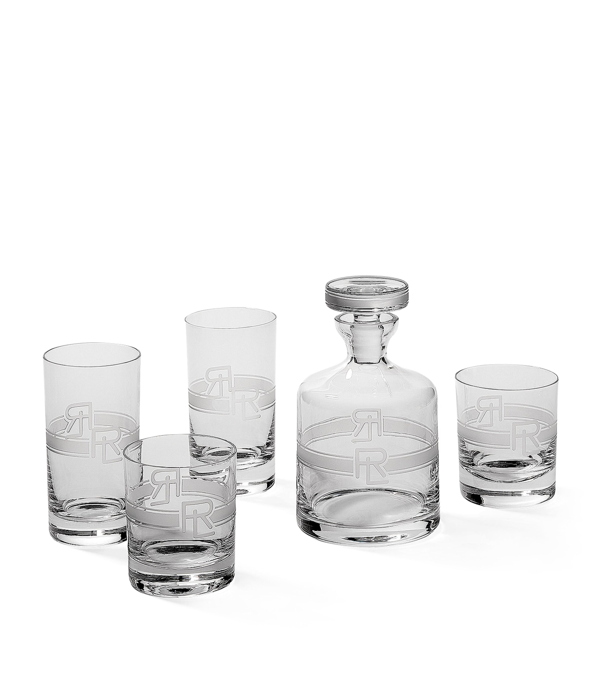 Ralph Lauren Home Set of 2 Ashton Highball Glasses (473ml) Clear Image 4
