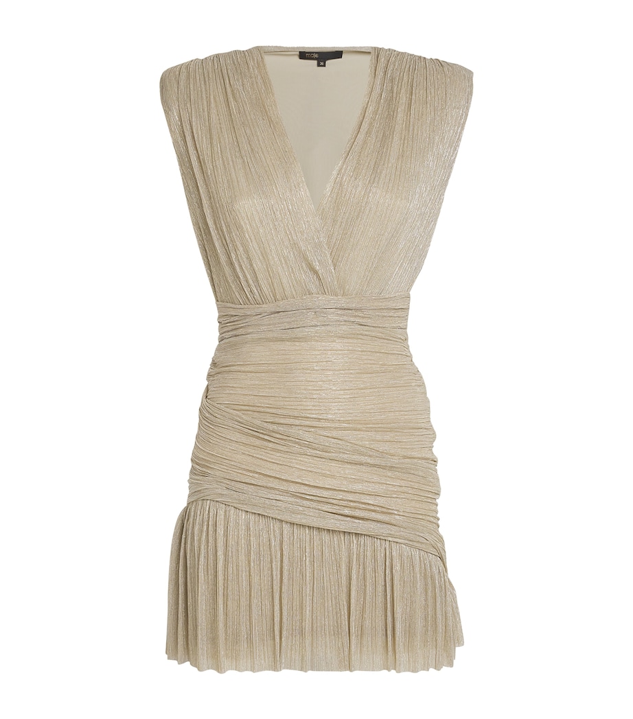 Metallic Mini Dress GOLD SILVER Image 1