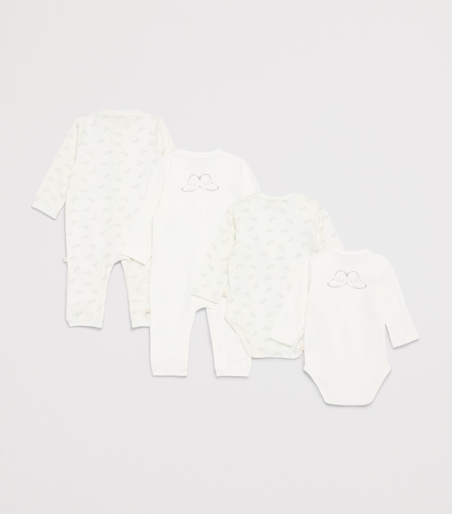 Marie-Chantal Angel Wing Gift Set (0-6 Months) White Image 2