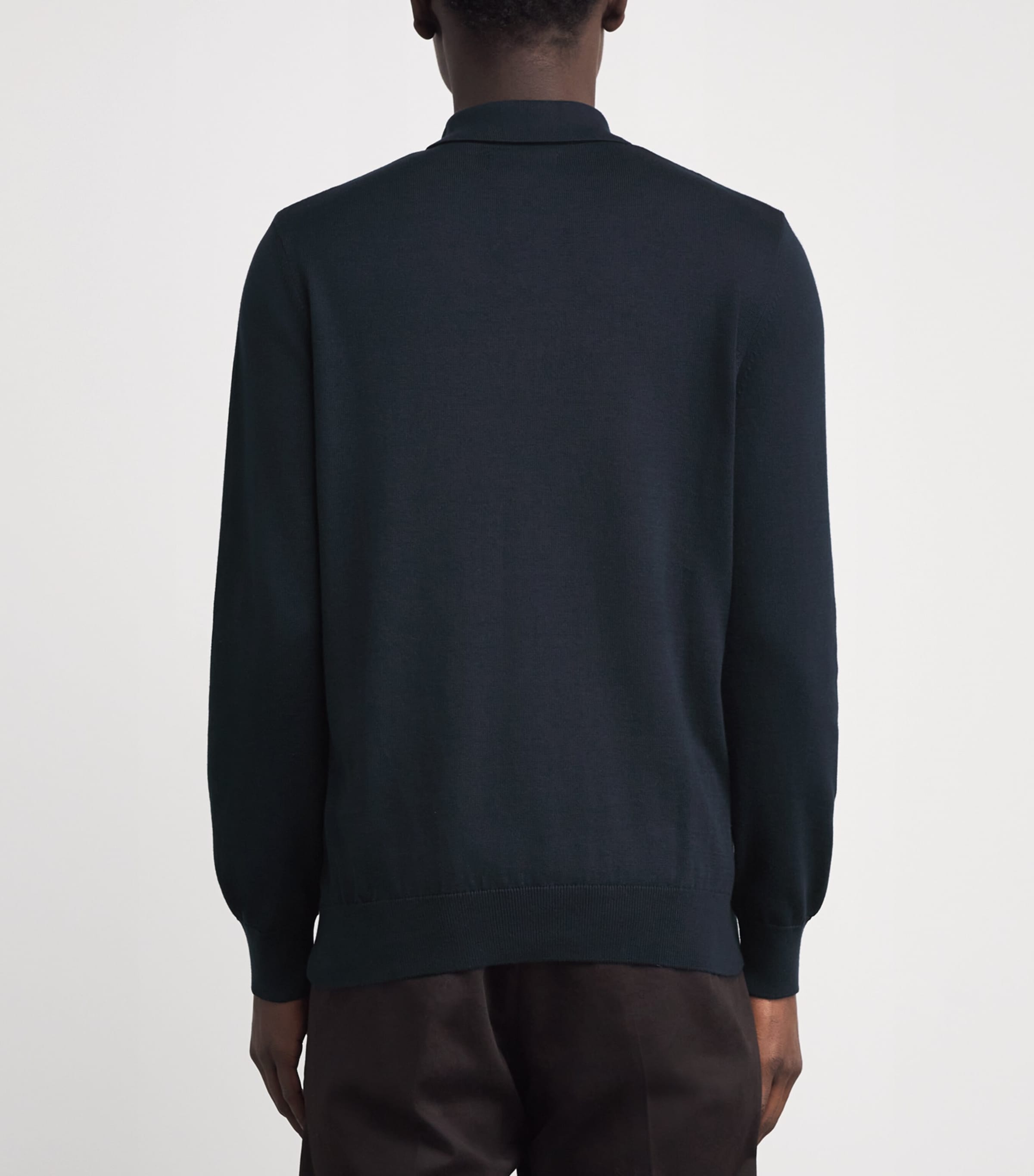 Pima Cotton Polo Shirt NAVYNY91 Image 4