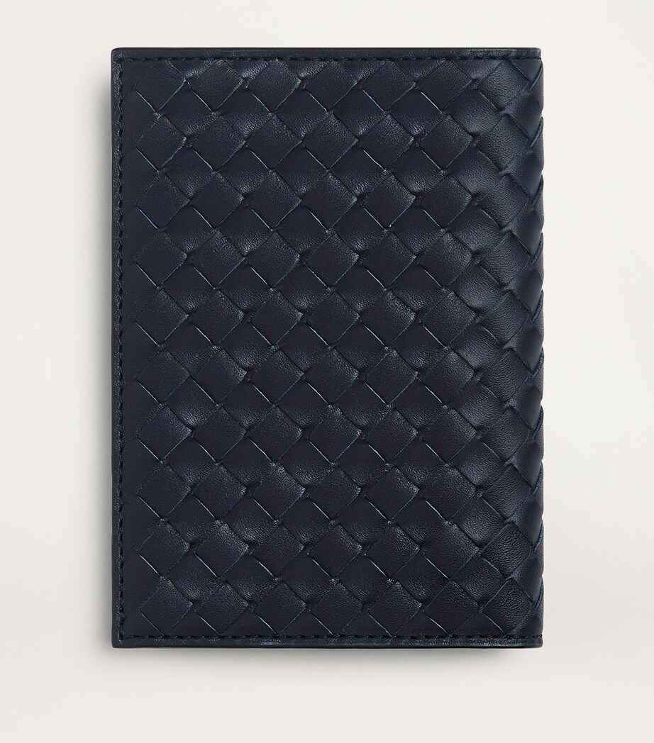 Bottega Veneta Leather Intrecciato Card Holder Image 2