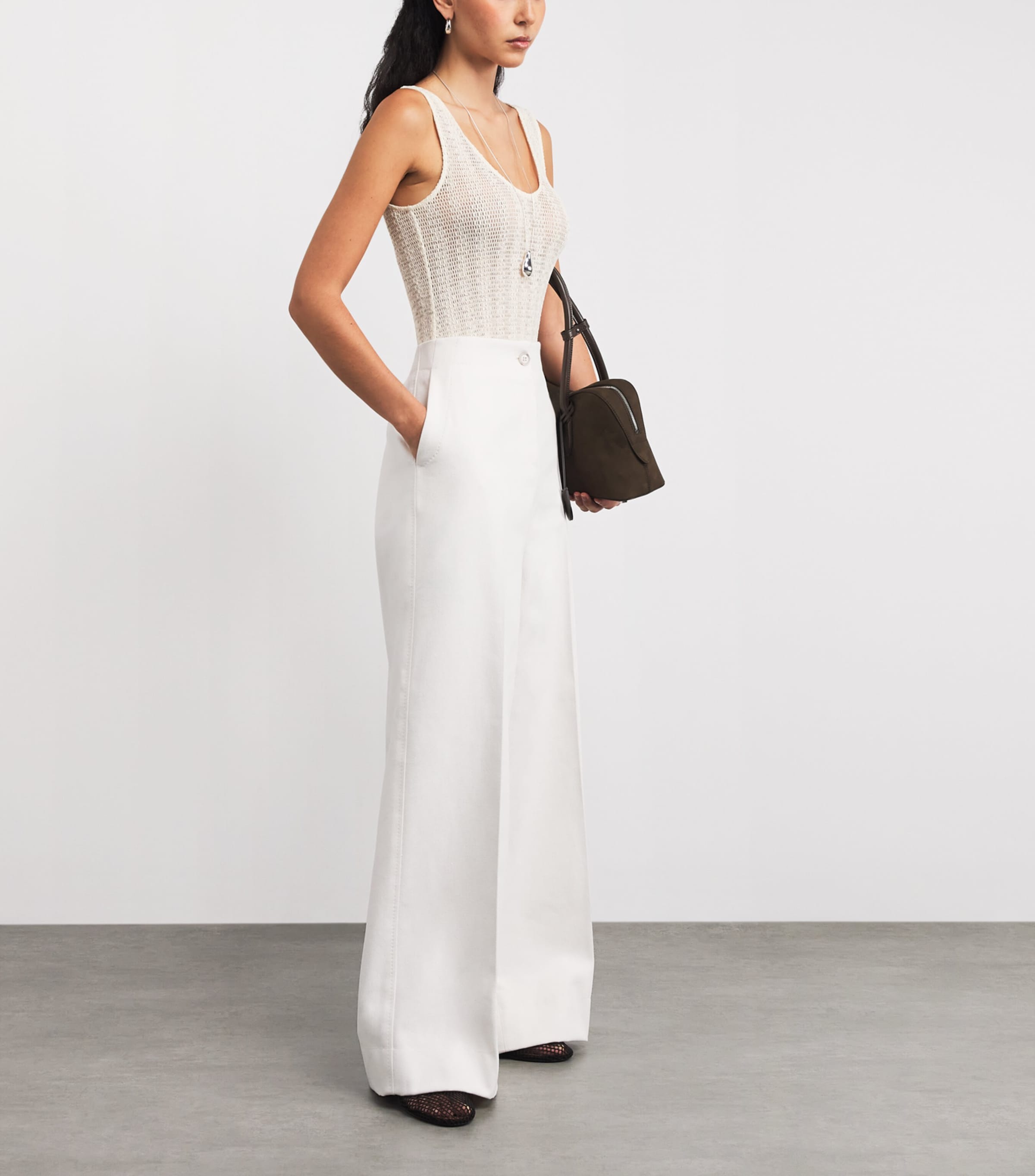 Sleeveless Pieta Bodysuit MCRM IVORY Image 2