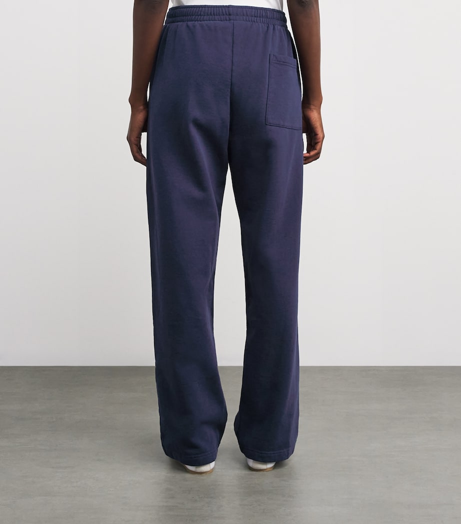Cotton Signature Embroidered Sweatpants 3902 DARK NAVY Image 4
