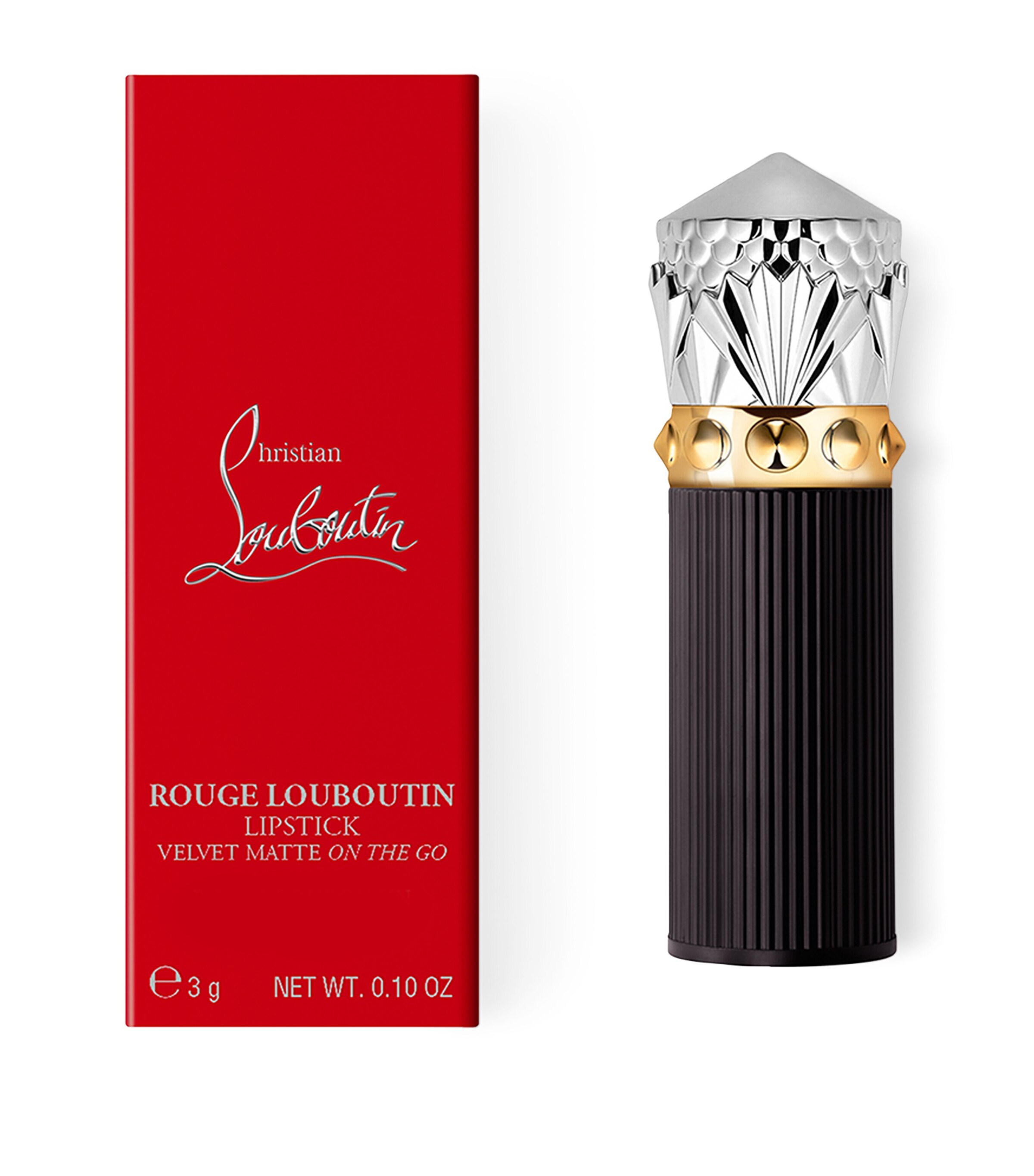 Christian Louboutin Rouge Louboutin Velvet Matte On-The-Go Lipstick Milky Light Image 7